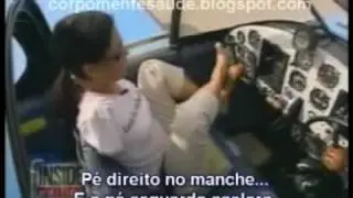 Jessica Cox - A piloto de avião sem braço.