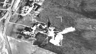 Coalition Airstrike on a Daesh Fighting Position near Kobani, Syria, April 20, 2015