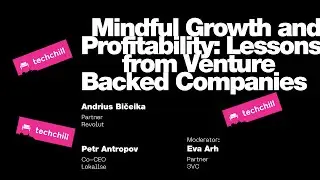 Mindful Growth and Profitability: Lessons from Venture-Backed Companies. Moderated by Eva Arh / 3VC