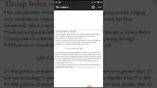 JNTUK TE 1 UNIT 4 LECT4  GROUP INDEX OF SOIL