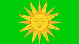 Sun green screen|sun green screen animation|Sun green screen video