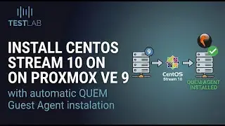 Install CentOS Stream 10 on Proxmox VE 9 with Automatic QEMU Guest Agent