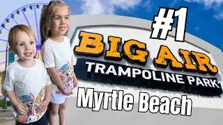 FUN THINGS TO DO IN MYRTLE BEACH, SC: Best Trampoline Park, BIG AIR Review, Family Friendly Activity