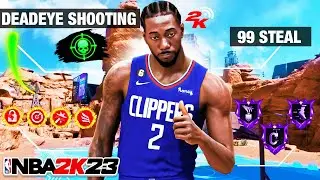 NBA 2K23 KAWHI LEONARD BUILD - 6'7 ISO LOCKDOWN 99 STEAL DEMIGOD BUILD