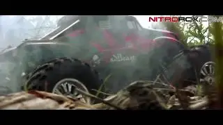 Exceed RC 1/8 MadBeast Remote Control Monster Truck in Action - Brushless and Nitro Gas Available