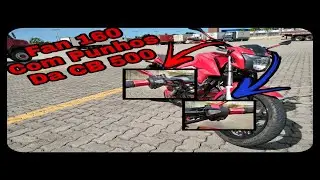 CG FAN 160 COM OS PUNHO DA CB 500F