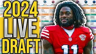 An Updated 2024 Fantasy Football Mock Draft! (Live)