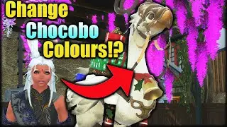 Super EASY to change chocobo colors! FFXIV Chocobo Guide