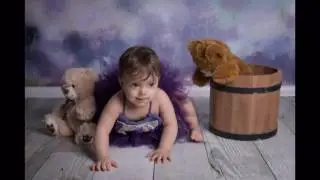 Isabella, sesion de fotos primer año
