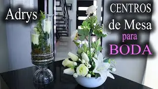 2 Bellos Centros de Mesa para Boda / MANUALIDAD / DIY