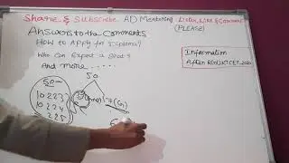 Answers to the comments regarding seat in IIIT