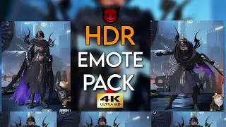 HDR EMOTE PACK | MYTHIC LOBBY 😈#pubgmobile #hdremote #hdrediting