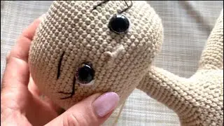 Papusa croșetată Perla 3 , capul tutorial pas cu pas 
