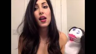 VENTRILOQUISM WHILE EATING AN APPLE