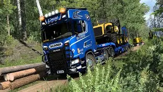 HEAVY Transport on Mountain roads in Germany - Euro truck simulator 2  1.50 #ets2