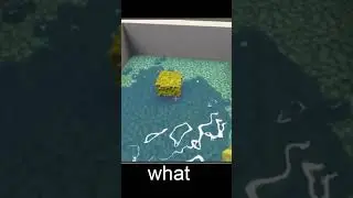 Realistic Water and Sponge in Minecraft 