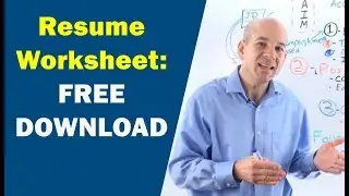 Resume Builder Worksheet - PDF Download