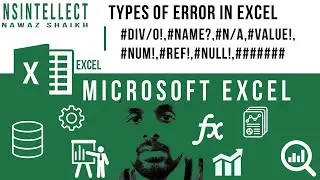 MICROSOFT EXCEL : Formula Error Codes In Excel and Basic Understanding