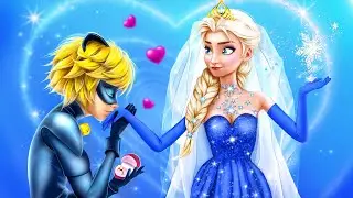 Эльза украла парня у Леди Баг! 16 поделок для кукол ЛОЛ ОМГ