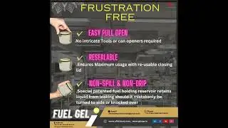 Safe & Eco-Friendly:Made with safety in mind, our fuel gel is non-toxic and environmentally friendly