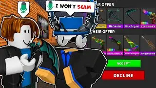 Pretending To Be A NOOB With The RAREST GODLY In MM2...