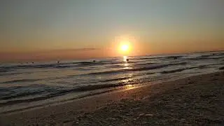 Закат на пляже Анапы 2019 time lapse