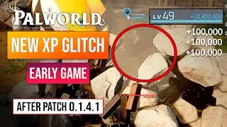 Palworld XP Farm | Early Game XP Glitch After Patch 0.1.4.1! 100K Per Minute!