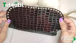 Bolso lana y cuero temporada otoño invierno 2023-Tutoutil