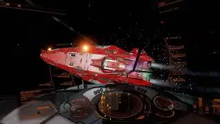 The Bigger they are - Elite Dangerous Power Conflict Zone FDL v Anaconda