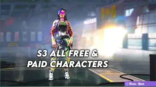 CODM SEASON 3 ALL FREE & PAID CHARACTERS DAILY LOGIN COD MOBILE S3