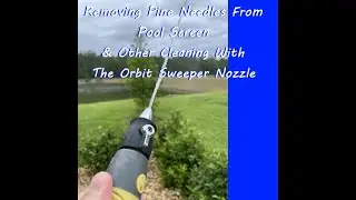 Removing Pine Needles From Pool Screen