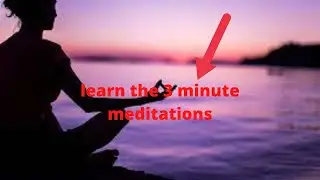 learn the 3 minute meditation 2022