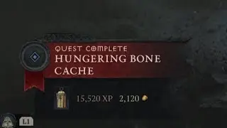DIABLO 4: Hungering bone cache
