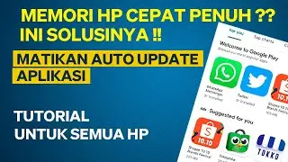 Cara Mematikan Auto Update Aplikasi Di Android Lengkap Dan Terbaru