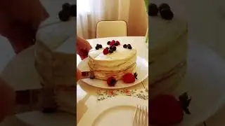 Торт Молочная девочка!!супер мягки и нежный  торт! Торт который за час пропиталась до невероятности.