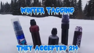 Зимний теггинг. Приняли по 214.Winter tagging. They accepted 214.