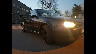 Поездка ночью Volkswagen Golf 4 1.9 tdi