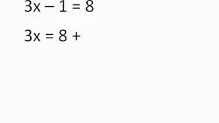 How to solve a linear equation with one variable