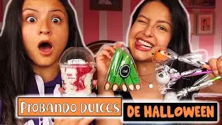 PROBANDO DULCES DE HALLOWEEN