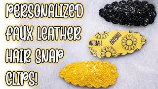 DIY Custom Hair Snap Clips