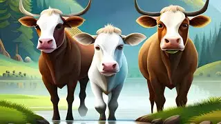 paint and Animals Gorilla, Cow, Elephant, Duck, Tiger, Fountain crossing | Wild Animals #cartoons