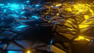 Abstract Plane Blender Animation Loop