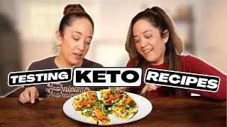 Testing a 2-Ingredient Keto Flat Bread Recipe!