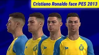 Cristiano Ronaldo face Pes 2013 | Al-Nassr 2023