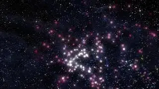 NIGHT SKY STARS BLACK SCREEN EFFECT