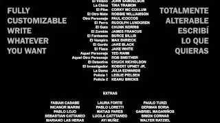 Free VFX - Credits Roll Template (créditos) - after effects project