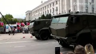 Крым  Симферополь, 24 июня  Парад военной техники
