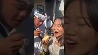 Sugarcane harvest in hometown 