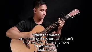 When I look at You | Guitar Fingerstyle Lyric Video Cover