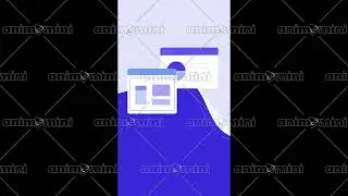 1059 03 Project Management Vertical Animated Stock Footage